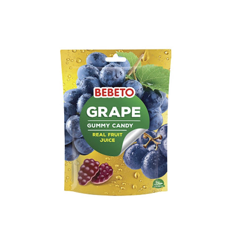 Bebeto Grape Gummy Candy Real Fruit Juice 60g | Bebeto In Lebanon