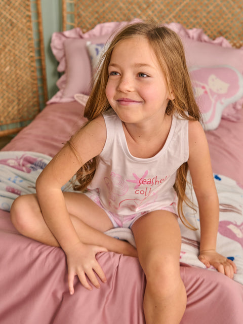 Sinsay Girl's White Printed Two Piece Pajama Set | Sinsay In Lebanon