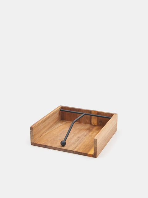 Sinsay Beige Wooden Napkin Holder | Sinsay In Lebanon