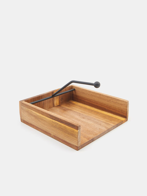 Sinsay Beige Wooden Napkin Holder | Sinsay In Lebanon