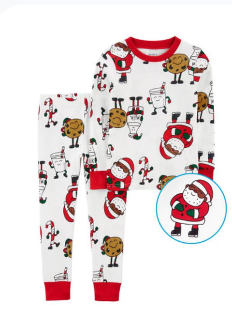 Carter's Boy's Multicolor Santa Cookies Pajama Set | Carter's In Lebanon