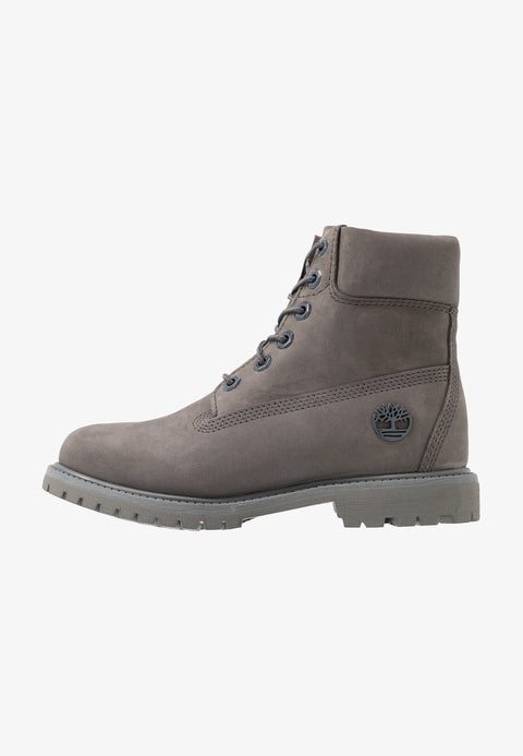 Timberland Women's Gray Premium 6 in Lace Up Boot|Timberland In Lebanon