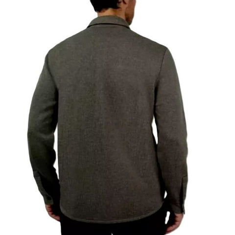 Rugged Elements Men's Khaki Green Long Sleeve Sweater Over Fleece Shirt|Rugged Elements In Lebanon