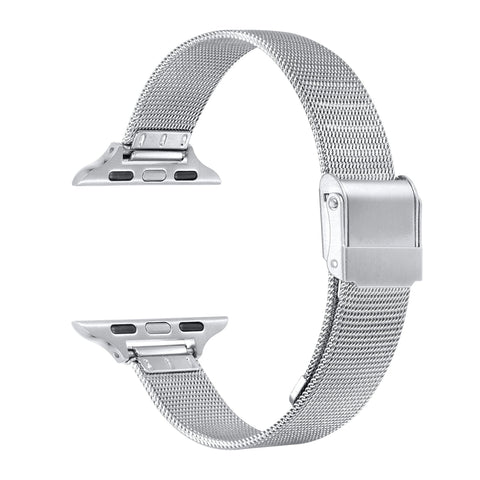Posh Tech Women's Silver Blake Stainless Steel Band for Apple Watch |Posh Tech In Lebanon