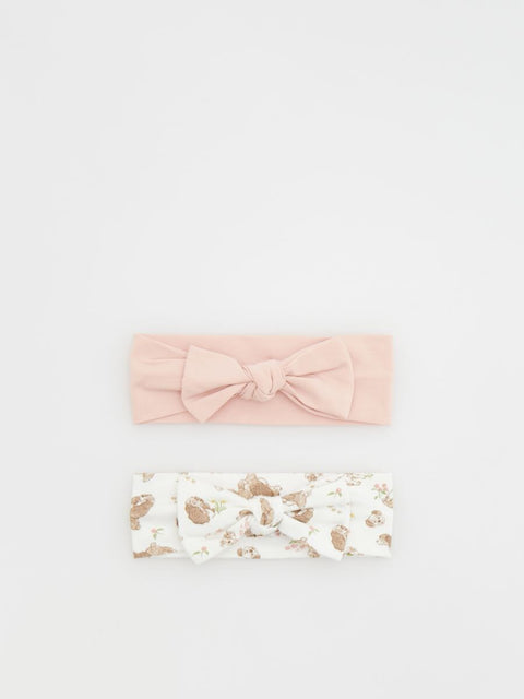 Reserved Baby Girl Multicolor 2 Piece Headband Set | Reserved In Lebanon
