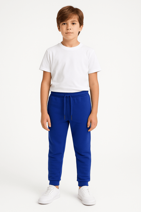 ID Ideology Boy's Blue Core Solid Bottom Deep Cobalt Sweatpants | ID Ideology In Lebanon