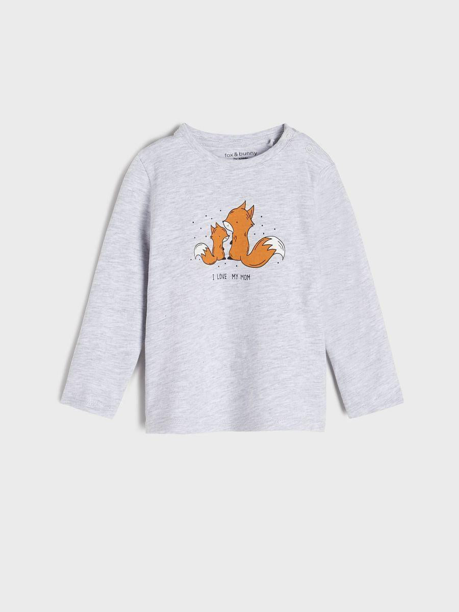 Sinsay Baby Boy Grey Blouse ANFK532