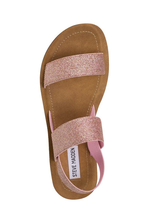 Steve Madden Women's Pink Glitter Roma Sandal |Steve Madden In Lebanon