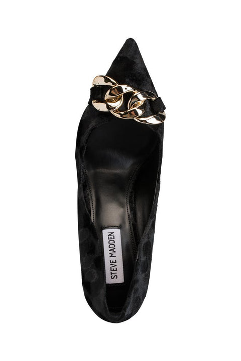 Steve Madden Women's Black Velvet Vitality Heels | Steve Madden In Lebanon