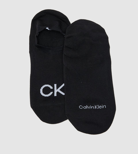 Calvin Klein Men's Black Pack of 3 Follow Monogram Detail No Show Socks | Calvin Klein in Lebanon