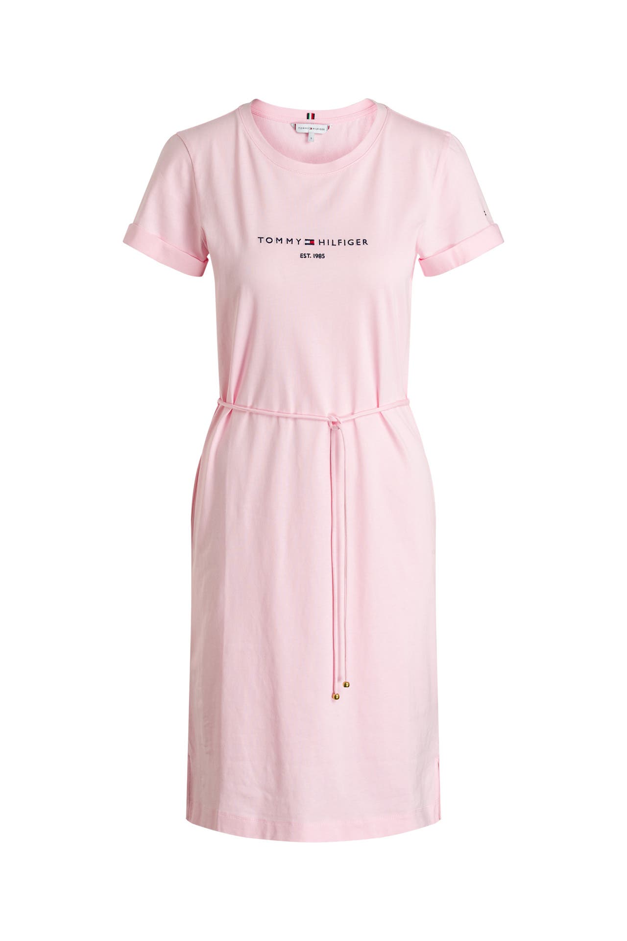 Tommy Hilfiger Women's Light Pink Short Sleeve Dress | Tommy Hilfiger in Lebanon