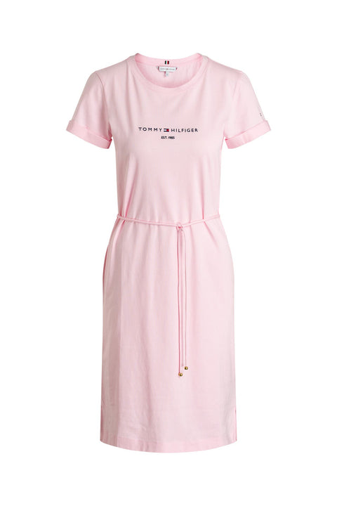 Tommy Hilfiger Women's Light Pink Short Sleeve Dress | Tommy Hilfiger in Lebanon