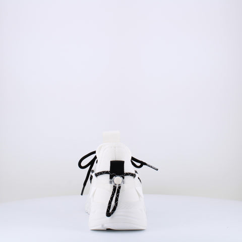 Steve Madden Women's White & Black Synthetic Propel 1 Sneakers | Steve Madden In Lebanon