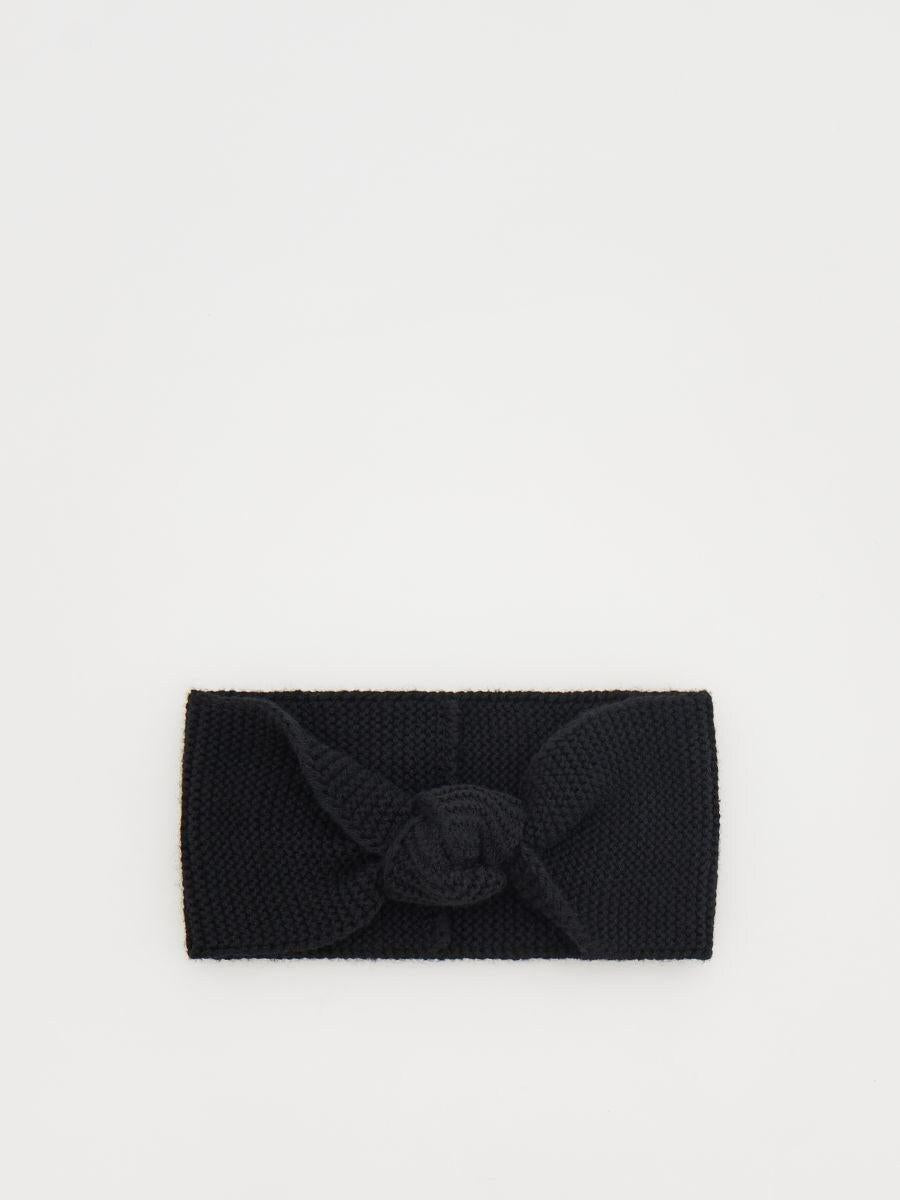 Reserved Girl's Black Knitted Headband | Reserved In Lebanon