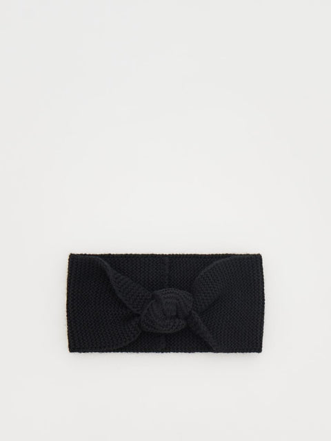 Reserved Girl's Black Knitted Headband | Reserved In Lebanon