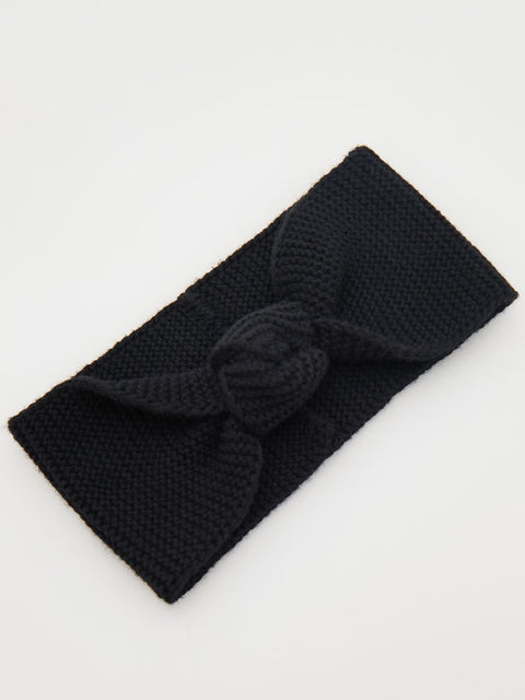 Reserved Girl's Black Knitted Headband | Reserved In Lebanon