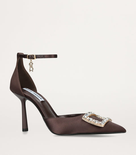 Steve Madden Women's Brown Accession Heeled Sandal | Steve Madden In Lebanon