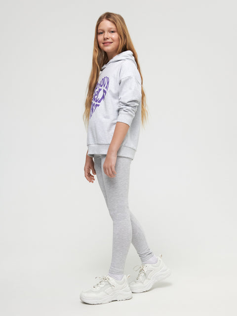 Sinsay Girl's Light Grey Legging |Sinsay In Lebanon