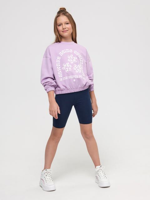 Sinsay Girl's Navy Cycling Shorts | Sinsay In Lebanon