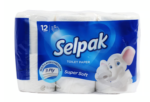 Selpak Toilet Paper Roll Super soft 12 Rolls | Selpak In Lebanon