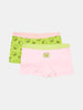 Sinsay Girl's Multicolor 2-Pack Contrasting waistband Grinch Face Pattern Boxer Set