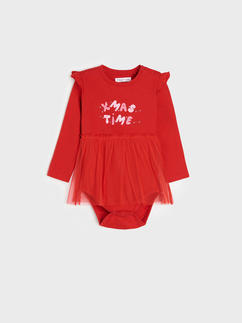Sinsay Baby Girl's Red Bodysuit | Sinsay In Lebanon