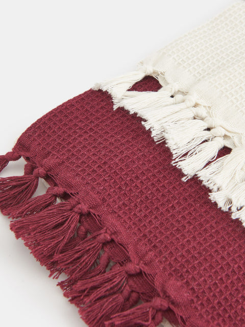 Sinsay White & Burguny Kitchen Cloths 2 Pack 50 cm x 70 cm | Sinsay In Lebanon