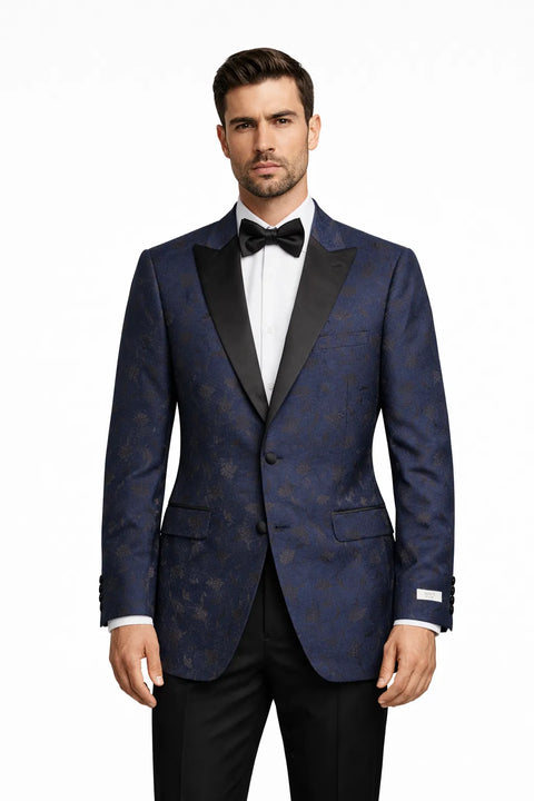 Alfani Men's Navy Slim-Fit Floral Evening Jacket | Alfani In Lebanon