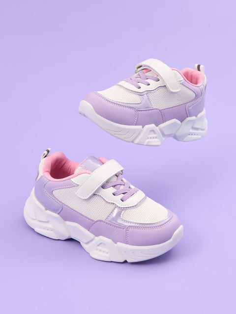 Sinsay Baby Girl's  Purple Holographic with decorative laces Sneakers | Sinsay in Lebanon
