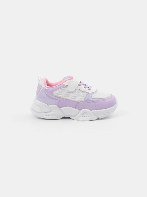Sinsay Baby Girl's  Purple Holographic with decorative laces Sneakers | Sinsay in Lebanon