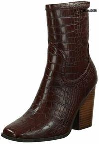 Steve Madden Women's Brown Croco Jolin Heeled Boots |Steve Madden in Lebanon