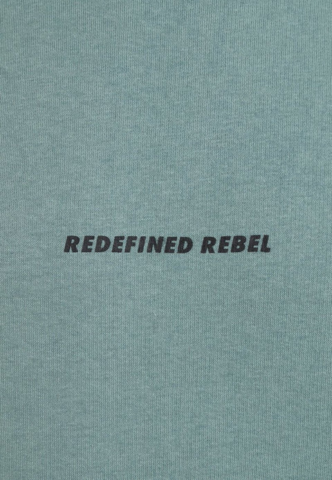Redefined Rebel Men's Turquoise Logo Printed Sweatshirt | Redefined Rebel In Lebanon