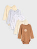 Sinsay Baby Girl's 5-Pack Bodysuit Multicolored AYA