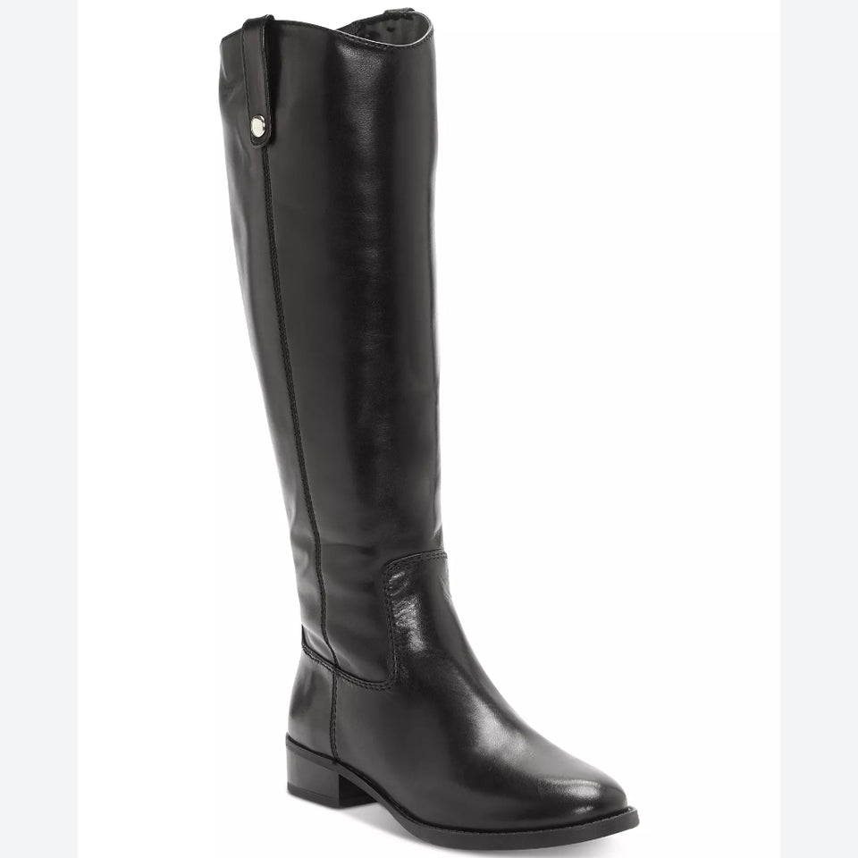 I.N.C. International Concepts Women's BlackFawne Riding Leather Boots