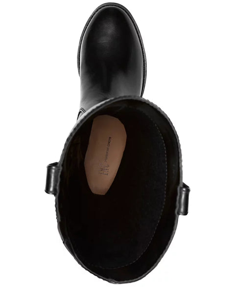 INC International Concepts Women's Black fawne Riding Leather Boots | INC International Concepts In Lebanon