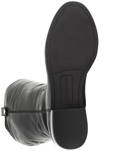 INC International Concepts Women's Black fawne Riding Leather Boots | INC International Concepts In Lebanon