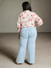 Sinsay women light blue wide leg jeans