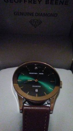 Geofferey Beene Men's Brown Leather Watch |Geofferey Beene in Lebanon