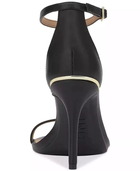 INC International Concepts Women's Black Aelizia Ankle Strap Heeled Sandals | INC International Concepts In Lebanon