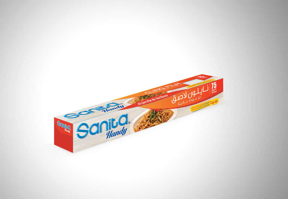 Sanita Handy Cling Film Premium Quality Wrap 75 Sq.ft