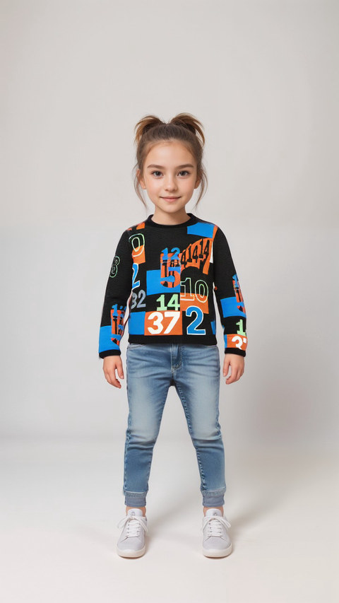 S.Oliver Girl's Multicolor Long-Sleeve Sweatshirt |S.Oliver in Lebanon