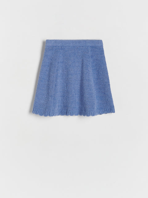 Reserved Girl's Dark Blue Knitted Skirt | Reserved In Lebanon