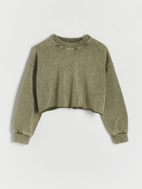 Reserved Girl's Khaki Green Blouse | Reserved In Lebanon