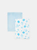Sinsay Baby's Blue & White Blanket In A Pack Of 2 100 cm x 70 cm | Sinsay In Lebanon