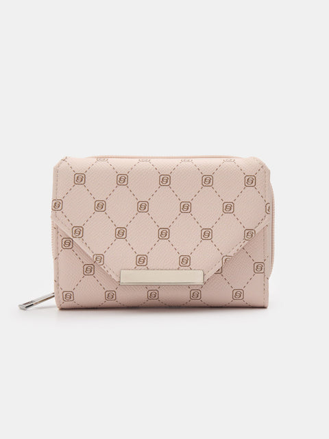 Sinsay Women's Beige Wallet With Inscription | Sinsay In Lebanon