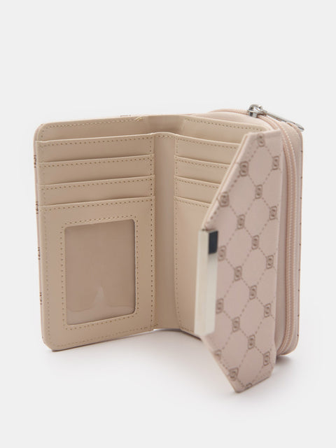 Sinsay Women's Beige Wallet With Inscription | Sinsay In Lebanon