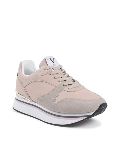 V Italia By Versace Women's Beige Abbigliamento Sneakers | V Italia In Lebanon