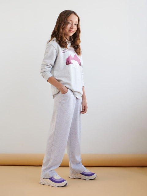 Sinsay Girl's Light Gray Sweatpant |Sinsay In Lebanon