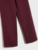 Maroon pants on a white background