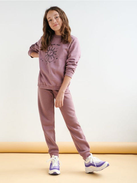 Sinsay Girl's Dusty Rose Sweatpants | Sinsay In Lebanon